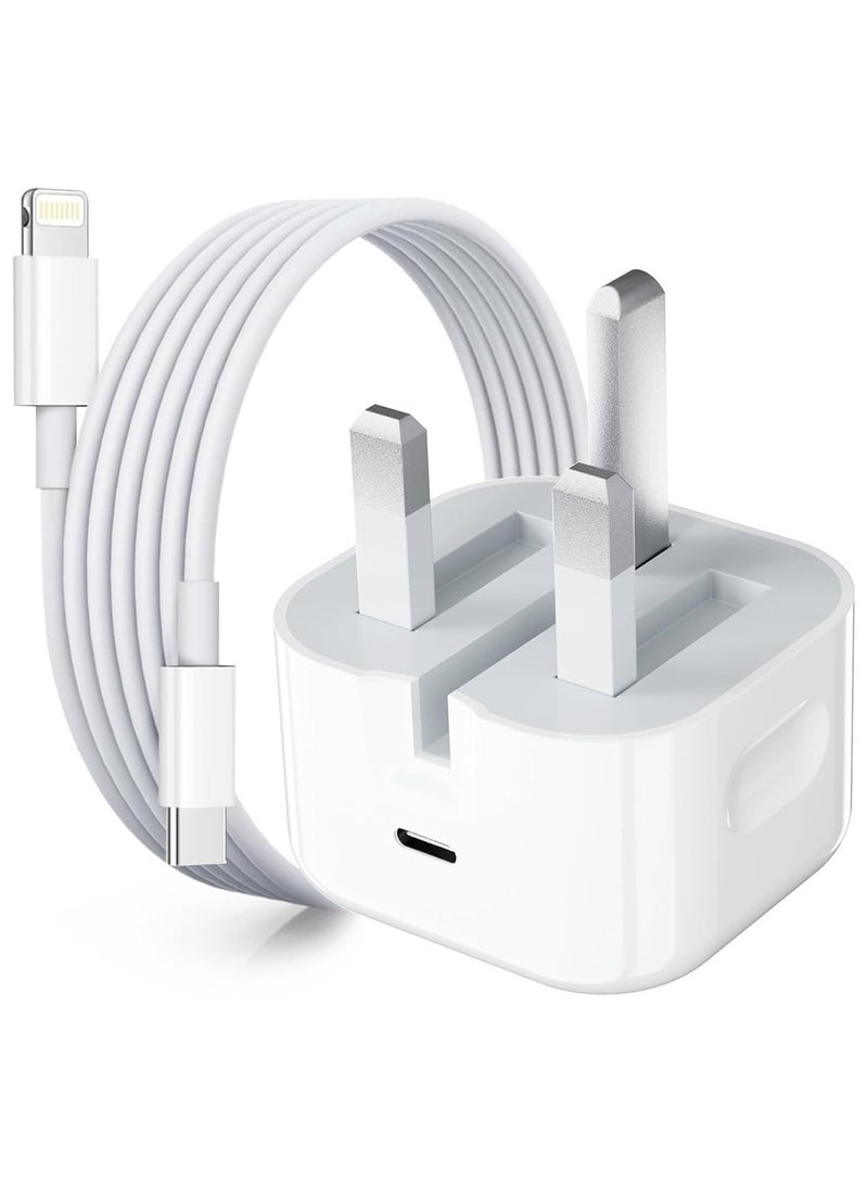 Lynacz Original Original 20W Charger Compatible with iPhone 14, 13, 12, 11 Pro Max, Pro Plus Mini Series (Adapter and Cable) - Image 1